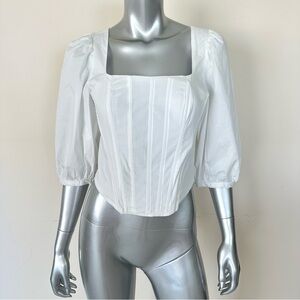 NWT!!! Jason Wu women corset blouse size M
